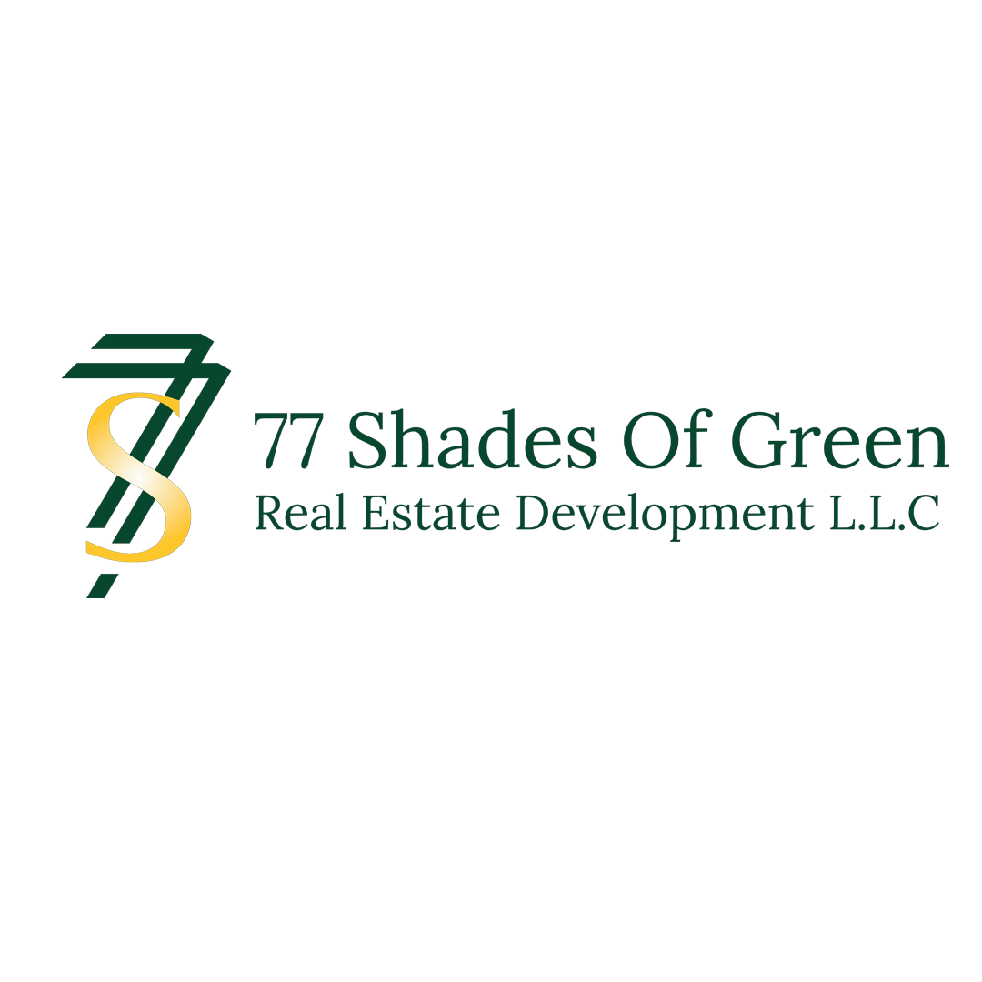 77 Shades of Green Real Estate Development Logo