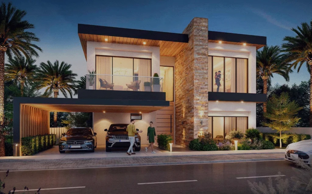 This 7-bedroom located in Costa Brava Damac Lagoons, Dubai