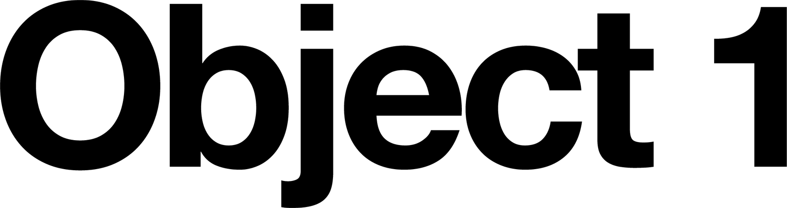 Object One Development Logo
