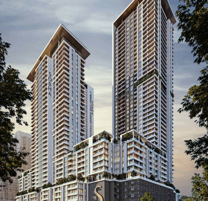 2-Bedroom Apartment in Crest Grande, located in Sobha Hartland, for sale.