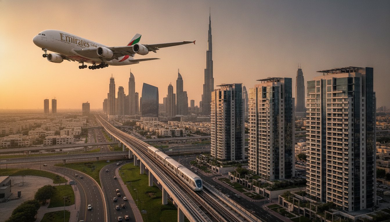 Emirates Airline and the Global Hub Connectivity: A Catalyst for National Real Estate Growth in 2026 – Hero Image Emirates Airline and the Global Hub Connectivity: A Catalyst for National Real Estate Growth in 2026